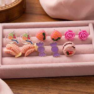 Fabulosos juegos de pendientes de joyería fina Plástico duradero para fiesta de boda y compromiso - Product Image 2
