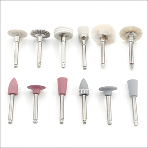 Kit di 12 Pezzi per Lucidatura in Silicone, Strumenti per Resina, Porcellana e Zirconia, Macchina a Bassa Velocità con Impugnatura Flessibile, Materiali di Consumo Dentali - Product Image 2