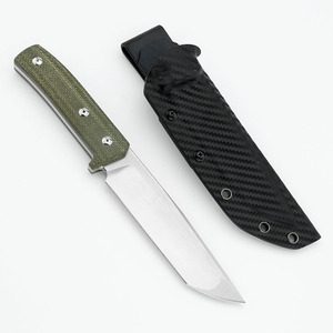Cuchillo de Caza Fijo Grande DESOLATION de Acero 9CR18MOV, Cuchillo de Supervivencia para Exteriores, Camping y Senderismo con Mango G10 - Product Image 2