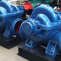 Pompes multi-étages à fente axiale à double aspiration, Pompe centrifuge monostade à fente axiale
