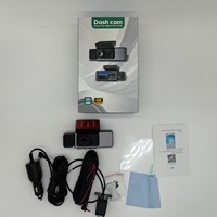 3 Channel 4K Dashcam 3 Lensa Layar IPS WiFi AI ADAS BSD Perekam Video Perekam Dashboard untuk Sopir Taksi Mendukung GPS SY-331