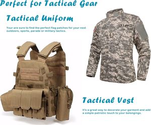 아르헨티나 플래그 패치 2 팩 아르헨티나 전술 자수 패브릭 아이언 온 스타일 친환경 후크 루프 패스너 펠트 - Product Image 6