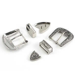 कस्टम हॉट बिक्री 30 मिमी विंटेज धातु तीन-टुकड़ा पश्चिमी बेल्ट बकल बेल्ट बकल कमर सहायक उपकरण - Product Image 3