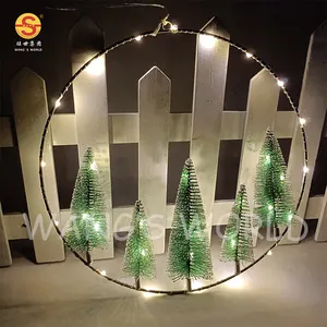 Weihnachts baum künstlich mit Lichtern Batterie betrieben Leuchten Weihnachts schmuck