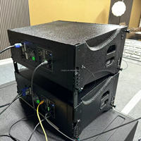 Système de sonorisation amplifié Q210 à double haut-parleur de 10 pouces, équipement de DJ professionnel pour l'extérieur, système de sonorisation passif à ligne acoustique