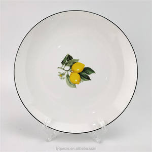 Venta al por mayor <span class=keywords><strong>barato</strong></span> a granel 20 piezas Juego de cena de porcelana/limón diseño vajilla conjunto - Product Image 6