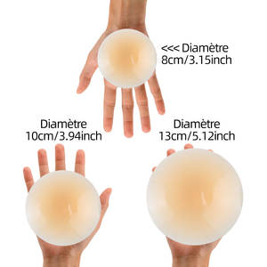 <span class=keywords><strong>Cache</strong></span>-tétons en silicone réutilisables autocollants pour femmes, confort tout au long de la journée sous toutes les tenues - Product Image 6