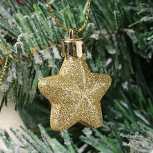 Juego de Adornos Colgantes para Árbol de Navidad, 52 Bolas de Plástico Pintadas con Formas Especiales, Decoración Navideña Electrochapada - Product Image 3