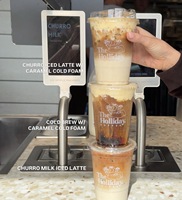 Gobelet à café en plastique transparent avec logo personnalisé, couvercle en dôme, gobelet jetable en PET pour boissons froides, thé à bulles