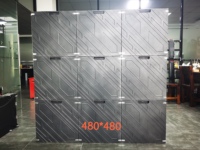 480*480 aluminium étanche intérieur extérieur armoire vide en aluminium moulé sous pression écran led module p2 p2.5 p5