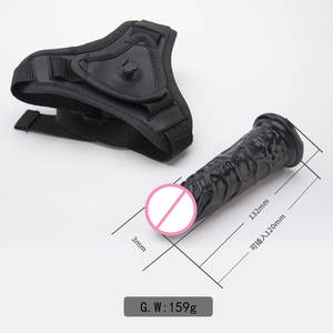 Venta al por mayor <span class=keywords><strong>Strapon</strong></span> para sexo Strap-On pene <span class=keywords><strong>femenino</strong></span> <span class=keywords><strong>Strapon</strong></span> Dildo realista juguetes sexuales para lesbianas mujeres parejas pene juguete sexual Consolador - Product Image 6