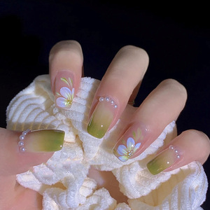 Bộ móng tay giả dán sẵn gồm 24 móng, 24 keo dán móng dạng gel, 1 que làm móng, 1 dũa mini - Product Image 4