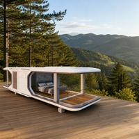Maison conteneur préfabriquée de 40 pieds pour la vie en plein air, design modulaire de luxe