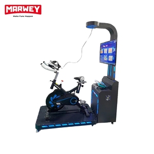 Marwey Vente à prix réduit Jeux de vélo dynamique et de conduite en réalité virtuelle pour l'exercice Simulateur de réalité virtuelle Vélos de réalité virtuelle - Product Image 2