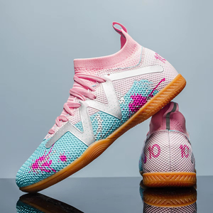 รองเท้าฟุตซอลสำหรับวัยรุ่น พื้นเรียบ กันลื่น ทนทาน สวมใส่สบาย เหมาะสำหรับการฝึกซ้อมฟุตบอลระดับมืออาชีพ - Product Image 5