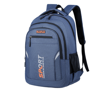 Sac à dos pour ordinateur portable 15,6 pouces en polyester Oxford imperméable et durable, idéal pour les voyages, l'université, l'école, les étudiants, les hommes d'affaires - Product Image 2