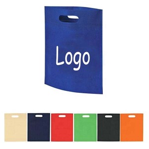 Sac fourre-tout réutilisable promotionnel, sac de courses, sacs fourre-tout non tissés avec logo imprimé personnalisé - Product Image 1