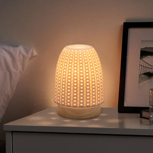 Tùy chỉnh Sáp nóng chảy Burner sứ thủ công dầu ấm hơn điện gốm khuếch tán hương thơm dầu Đèn Sáp nóng chảy ấm hơn đèn - Product Image 1