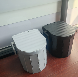 Cắm Trại Nhà Vệ Sinh Cho Người Lớn Xách Tay Gấp Nhà Vệ Sinh Với Nắp Porta Bô Xe Nhà Vệ Sinh - Product Image 3