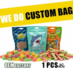 Logo tùy chỉnh in mờ kết thúc mùi bằng chứng có thể khóa lại 3.5g Túi Mylar có khóa kéo cho thực phẩm và bao bì bánh quy - Product Image 2