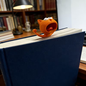 Segnalibro 3D in Plastica a Forma di Gatto Pigro, Divertente ed Esagerato, XR Explosions - Product Image 4