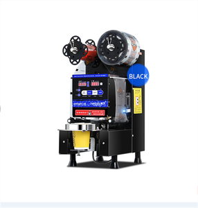Round Milk Tea Foil Cup Semi-automatic Sealing Machine
