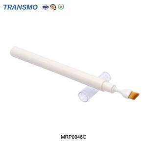 Emballage de stylo à sourcils double embout avec pinceau, contenant en plastique vide, tube de crayon à sourcils deux-en-un, bouchon à vis - Product Image 3