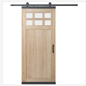 Porte Scorrevoli Interne Composite Moderne con Design a Cavità, Porte Divisorie Sospese, Porte Scorrevoli Stile Fienile per Uso Alberghiero - Product Image 2