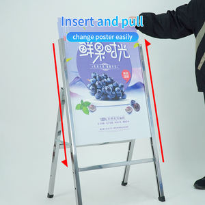 18x24 Solid Metal Sandwich A-Frame Sign para Real Estate 90x120 Tablero publicitario de - Product Image 4