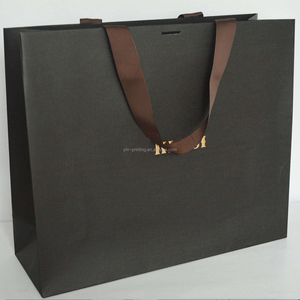 Custom Pantone Color Ivory Board Self Adhesive Seal Handle Luxury <b>Craft</b> Gift <b>Bag</b> Offset Printing Recyclable Feature 20x10x10cm - Product Image 4