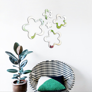 Di vendita caldo di Alta qualità maple leaf forme FAI DA TE impermeabile Autoadesivo Autoadesivo Della Parete A Specchio - Product Image 6