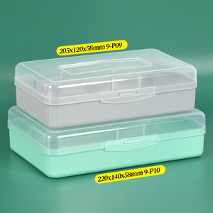 กล่องใส่ปากกาเมจิก SUNSHING กล่องพลาสติกใส่แปรงทาสี กล่องใส่ปากกาและดินสอแบบกำหนดเอง สำหรับงานศิลปะ งานฝีมือ และอุปกรณ์สำนักงาน - Product Image 1