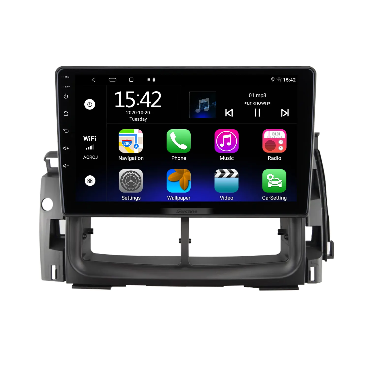 9 inç Android 13.0 araba radyo oyuncu dokunmatik ekranı için 2007-2014 PERODUA VIVA destek SWC Carplay WIFI GPS