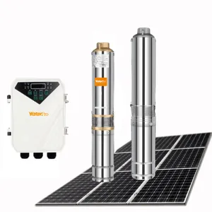 Waterpro 24V 48V 72V 3000LPH Dc Solar Boorgat Dompelpomp Voor Dagelijks Water Gebruik