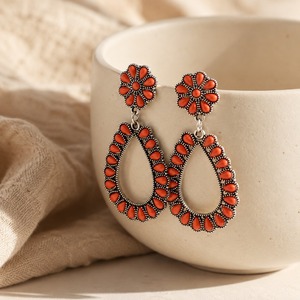 Orecchini pendenti retrò esagerati in stile bohémien per donna, adatti per occasioni di festa e per tutti i giorni - Product Image 6