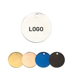 Wholesale Metal <b>Blank</b> <b>Pet</b> Black Color Stainless Steel Dog Name Id Tag for Gifts - Product Image 2