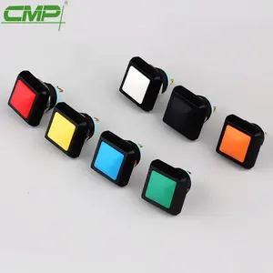 12mm Plastic Switch CMP 12mm Small Momentary Square Push Button Plastic Switch
