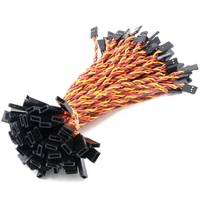 Futaba JR Stecker Buchse Anti-Interferenz-Servo-Verlängerung kabel 22AWG Twisted Wire für RC-Hubschrauber-Autoteile 100mm 150mm