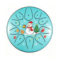 Tambour à langue en acier au carbone de 7 pouces, 11 notes, son apaisant portable, cadeau de Noël pour enfants, adultes, étudiants, usine OEM ODM
