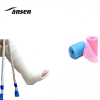 Bras jambe main Fracture orthopédique Bandage en fibre de verre Consommables hospitaliers courants Bandage orthopédique en plâtre certifié CE