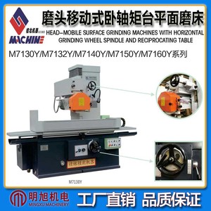 Meuleuse horizontale à broches Guilin Guibei Machinery M7130Y 7,5 kW 1400 tr/min sur pied pour le rectification de panneaux - Product Image 3