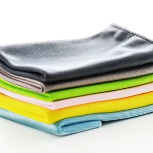 O-Cleaning Streak/Lint-Free Non-Abrasive Scratch-Free Reusable Thick Highly Absorbent Microfiber Glass Cleaning Cloth/Towel/Rag