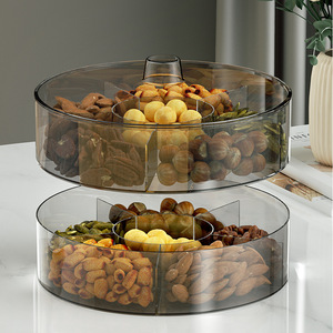 Boîte de rangement ronde pour collations, grande capacité, plateau à fruits pour la cuisine et les fêtes - Product Image 3