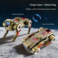 Spinner de Plástico Mecánico con Forma de Perro, Transformable, Antiestrés, para Niños de 7 a 14 Años