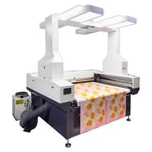 High-Speed Automatic C2O Laser Cutter Garment Textile Fabric Laser Cutting Machine Retail AI Metal Wood Rubber - Product Image 1