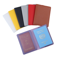 GERUI Étui de Passeport Personnalisable en Cuir PU Style National, Portefeuille de Voyage et d'Affaires, Modèle Fin Effet Marbre GR025 30G