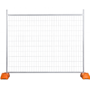 Valla Temporal Móvil para Exteriores con Bloques de Plástico, Paneles de Valla Temporal para Construcción - Product Image 1