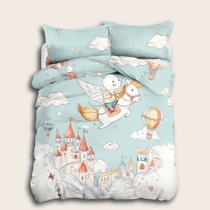 Juegos <span class=keywords><strong>de</strong></span> Cama <span class=keywords><strong>de</strong></span> Algodón con Estampado Geométrico, Edredón Infantil Económico, Sábanas y Fundas <span class=keywords><strong>de</strong></span> Algodón, Juego <span class=keywords><strong>de</strong></span> Ropa <span class=keywords><strong>de</strong></span> Cama <span class=keywords><strong>de</strong></span> Dibujos Animados para Niños - Product Image 2