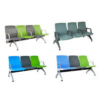 Chaises d'attente 4 places de première qualité pour aéroports, hôpitaux, centres commerciaux et hôtels – Durables, écologiques et modernes en aluminium