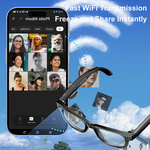 Lunettes Intelligentes W610 avec Caméra Anti-tremblement de 800 Mégapixels et Enregistrement Vidéo, Reconnaissance Intelligente, <span class=keywords><strong>Traduction</strong></span> IA en Temps Réel, Enregistrement <span class=keywords><strong>Vocal</strong></span> - Product Image 3